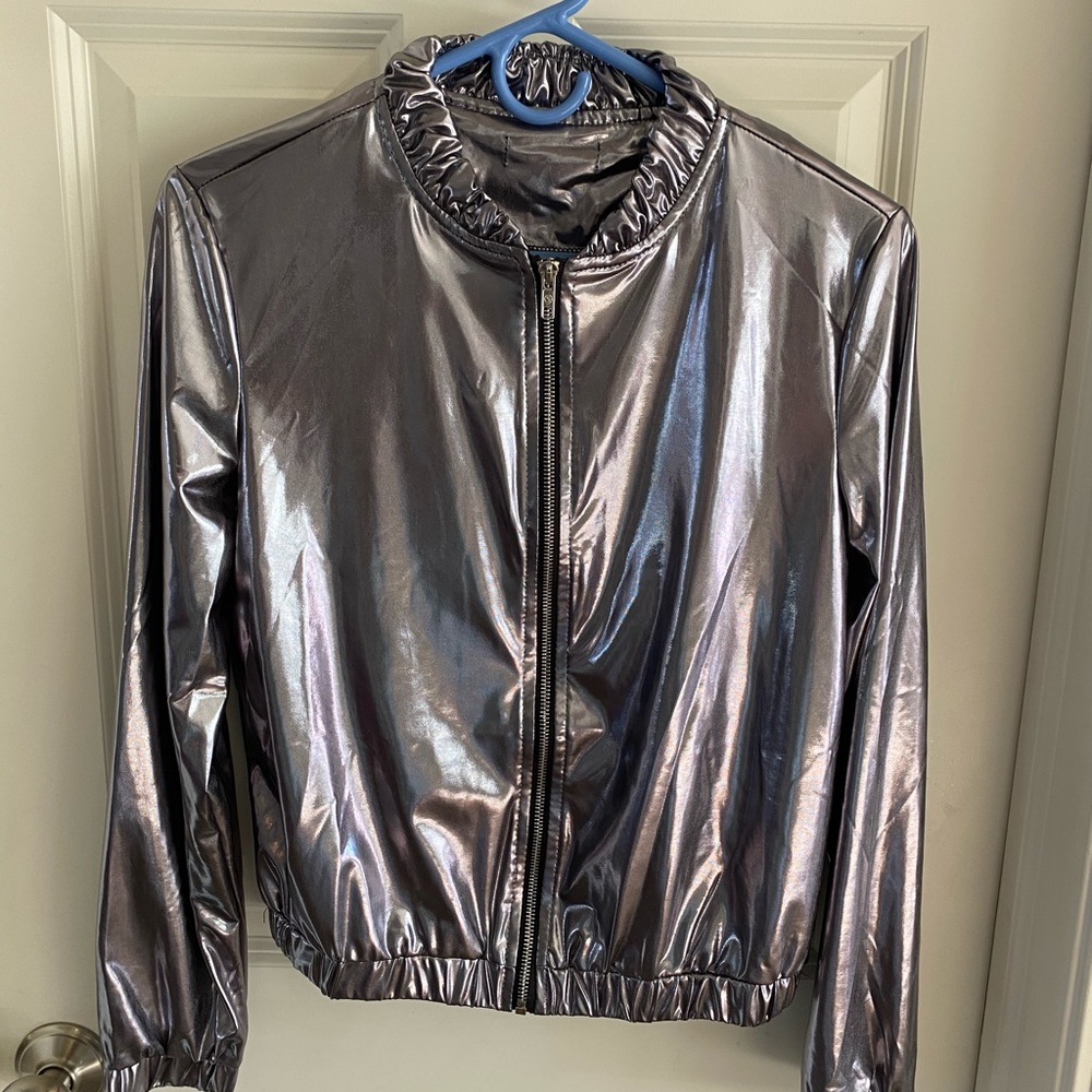 Forever 21 Silver teen jacket XS